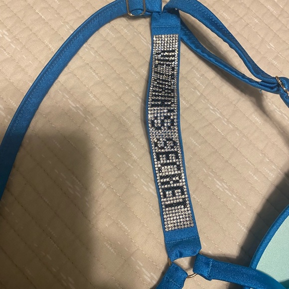 Shine strap full coverage push up bikini top turquoisea - Picture 3 of 4